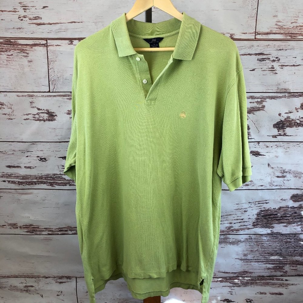 Brooks Brothers 346 Polo Lime Size Large